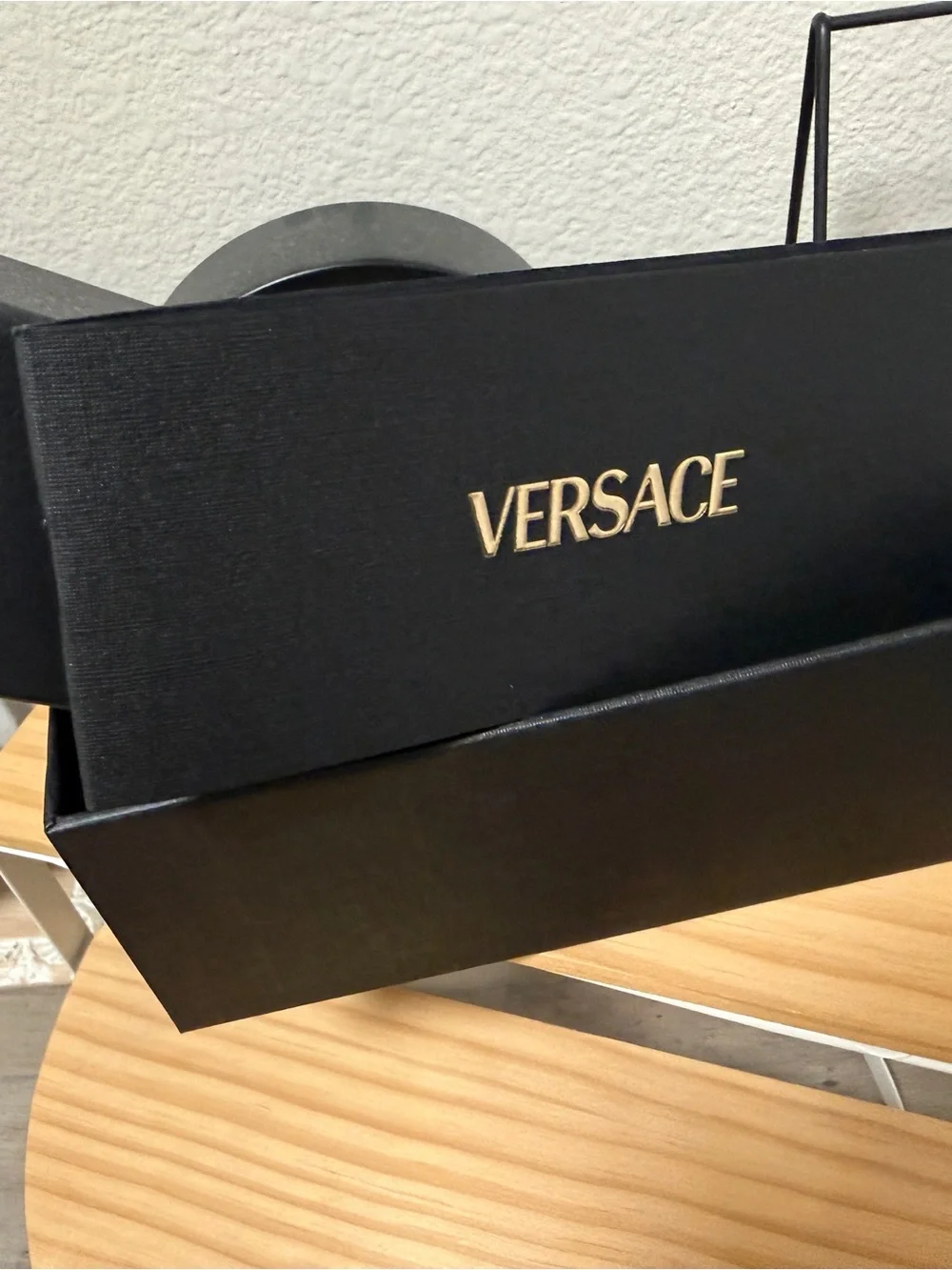 Versace Sunglasses with Gold Medusa Accents